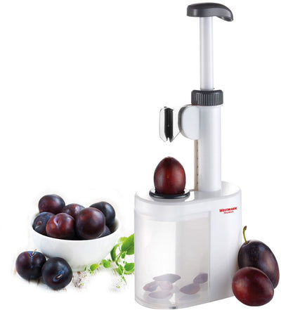 Snocciolatore per prugne Westmark Prunus - 11 x 7 x 26,5 cm - bianco