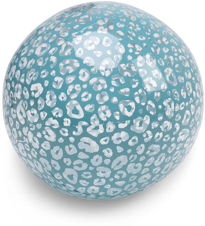 Leopardo | Strandball de leopardo transparente Ø 51 cm