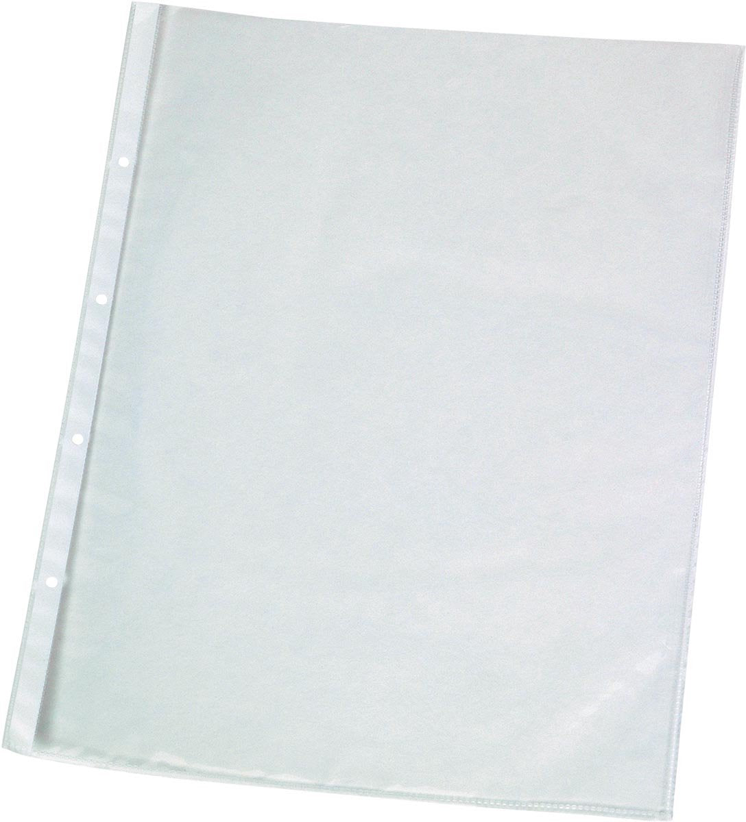 Show bag perforata Q-connect a4 perforazione 11 fori cristallina 50 micron confezione da 25 pezzi