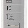 Mack 1017201 - clavo de esquisto de acero galvanizado 100 gr 3,0 x 20 mm | 5 piezas