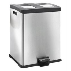 Eko eko pedal bin regocijado 2x30 l matzilverkleg