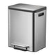 Eko eko pedal bin ecocasa 2x15 l sat de plata