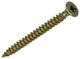 Mack 1017220 - tornillo para aglomerado con cabeza chapada en amarillo 30 piezas 3,0 x 35 mm | 10 piezas