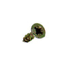 Mack 1017221 - tornillo para aglomerado con cabeza chapado en amarillo 45 piezas 3,5 x 12 mm | 10 piezas
