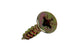 Mack 1017230 - tornillo para aglomerado con cabeza chapada en amarillo 35 piezas 4,0 x 16 mm | 10 piezas