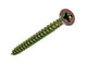 Mack 1017235 - tornillo para aglomerado con cabeza chapado en amarillo 18 piezas 4,0 x 40 mm | 10 piezas