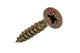 Mack 1017242 - tornillo para aglomerado con cabeza chapado en amarillo 20 piezas 4,5 x 25 mm | 10 piezas
