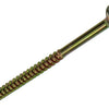 Mack 1017260 - tornillo para aglomerado con cabeza chapada en amarillo. 6 piezas 5,0 x 80 mm | 5 piezas