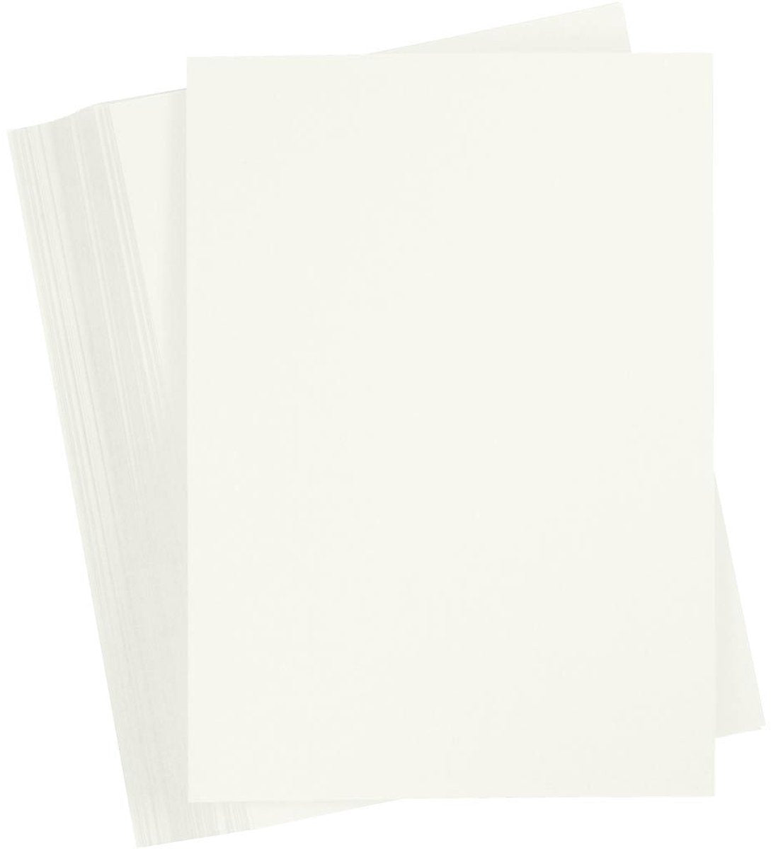 Creativ company karton - ivoor - a6 - 10,5x14,8cm - 180 grams - creotime - 100 vellen