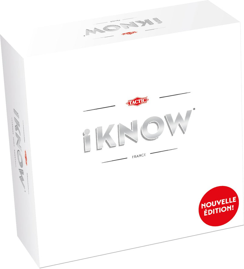 Tactic iknow – jeu de société – jeu quiz – jeu de connaissances – 1.600 preguntas – 4.800 índices – 2 a 6 joueurs – a partir de 15 años – edición francesa!