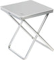 Bo-camp - oplegblad voor krukje - opvouwbaar - grijs