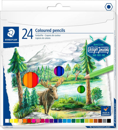 Viaje de diseño Staedtler - lápices de colores - juego 24 piezas