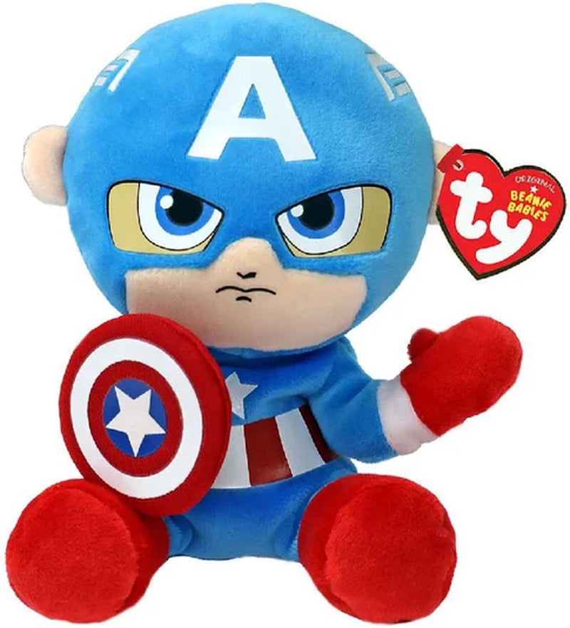 Ty Beanie Babies Captain America Soft, 15 cm