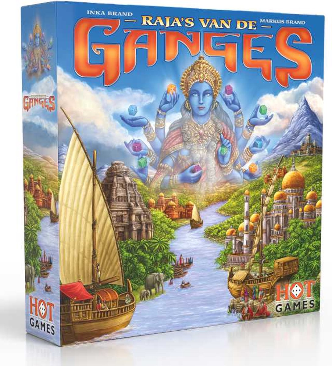 Geronimo games raja's van de ganges - bordspel