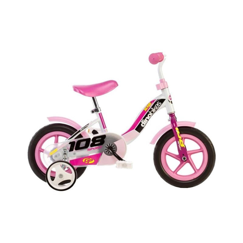 Dino 108 Sport 10 pulgadas 17 cm de chicas rosa blanco
