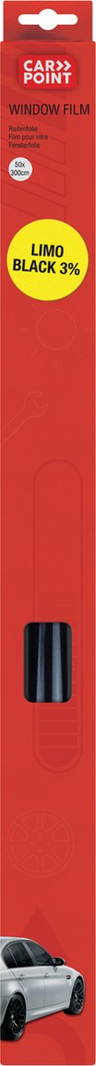 Carpoint ruitenfolie limoblack 3% 300x50cm | verduisterend