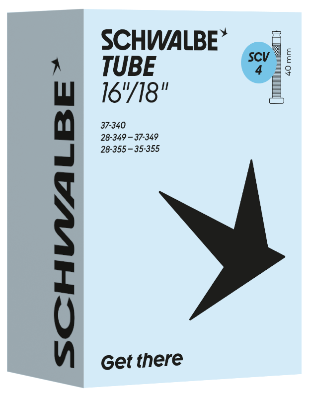 Schwalbe Inner Tube SCV4 18 28 37-340 355 40mm