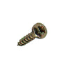 Mack 1017269 - tornillo para aglomerado cabeza cilíndrica chapado en amarillo 40 piezas 3,5 x 16 mm | 10 piezas