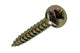 Mack 1017273 - tornillo para aglomerado cabeza cilíndrica chapado en amarillo 25 piezas 4,0 x 25 mm | 10 piezas