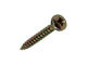 Mack 1017274 - tornillo para aglomerado cabeza cilíndrica chapado en amarillo 20 piezas 4,0 x 30 mm | 10 piezas