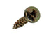 Mack 1017277 - tornillo para aglomerado cabeza cilíndrica chapado en amarillo 20 piezas 5,0 x 20 mm | 10 piezas