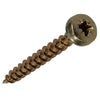 Mack 1017280 - tornillo para aglomerado cabeza cilíndrica chapado en amarillo 12 piezas 5,0 x 40 mm | 10 piezas