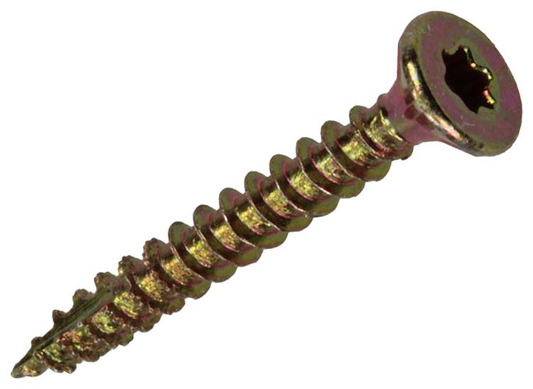 Mack 1017283 - españaplschr.vzkop-selfb. chapado en amarillo 40 piezas 3,0 x 25 mm | 10 piezas