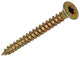 Mack 1017284 - españaplschr.vzkop-selfb. chapado en amarillo 35 piezas 3,0 x 30 mm | 10 piezas
