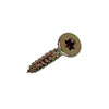 Mack 1017286 - cabeza de tornillo de chip automontable chapado en amarillo 35 piezas 3,5 x 20 mm | 10 piezas