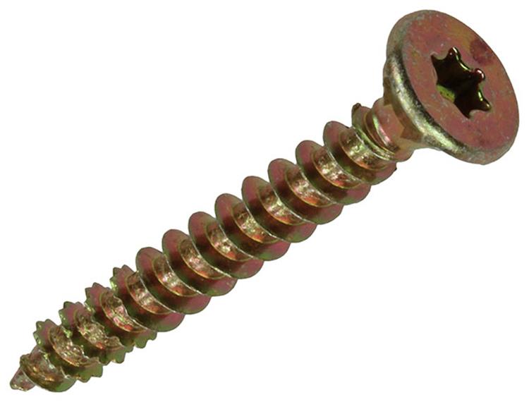 Mack 1017304 - españaplschr.vzkop-selfb. chapado en amarillo 16 piezas 4,5 x 35 mm | 10 piezas