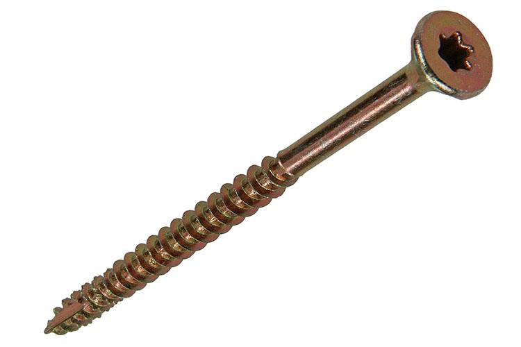 Mack 1017315 - spainplschr.vzkop-automontaje chapado en amarillo 7 piezas 5,0 x 70 mm | 10 piezas