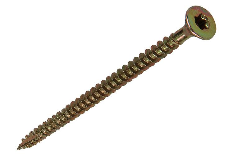Mack 1017316 - spainplschr.vzkop-automontaje chapado en amarillo 6 piezas 5,0 x 80 mm | 5 piezas
