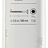 Mack 1017318 - españaplschr.vzkop-selfb. chapado en amarillo 4 piezas 5,0 x 100 mm | 5 piezas