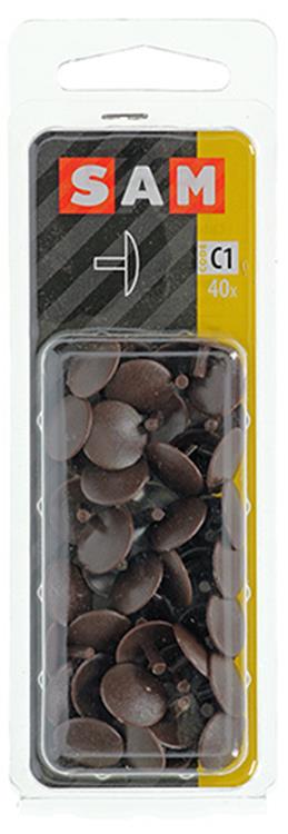 Mack 1017337 - funda de plástico marrón 40 piezas | 10 piezas