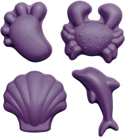 Scrunch zandvormpjes - paars - opvouwbaar - recycleerbaar