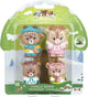 Klorofil de familie rendier speelset - speelfiguren set - poppetjes familie - kinder speelgoed - rudy, astrid, sten en helga - vanaf 18 maanden - 4-delig