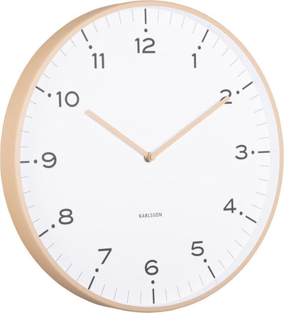 Karlsson wall clock circus rings - brown - ø40cm - wall clock scandinavian