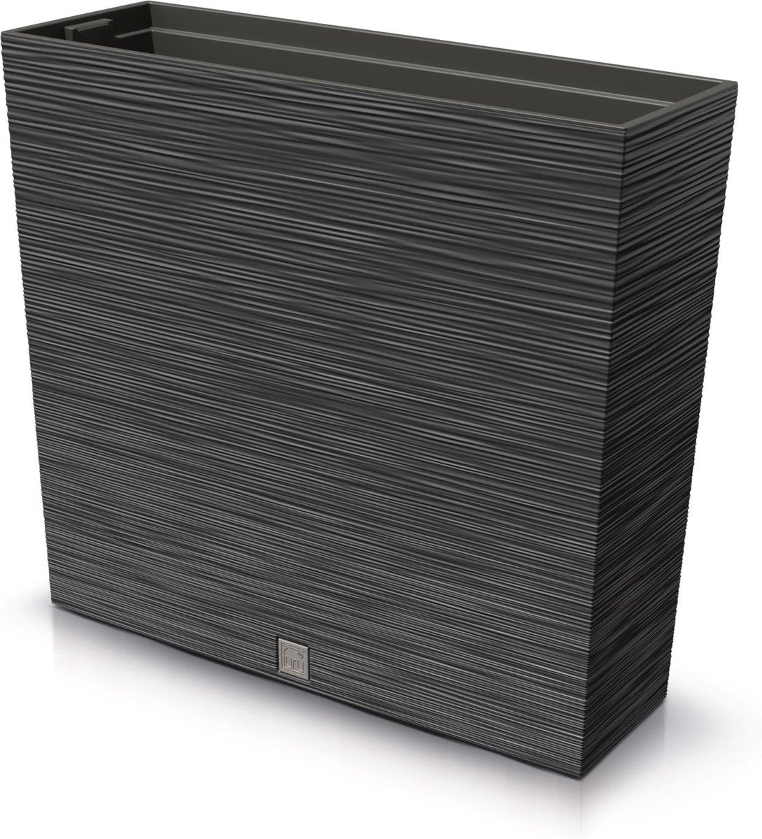 Prosperplast furu case tower - macetero con inserto - para interior y exterior - antracita