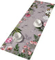 Bertoni - tafelloper tafelkleed - vilt - 115x40cm - melanie grey