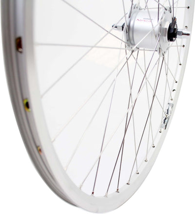 Roland Rueda delantera 28 Naafdyn DH3N31 ZAC2000 Spk de acero inoxidable plateado