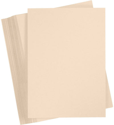 Creativ company cartoncino colorato, a4, foglio 210x297 mm, 180 gr, beige, 100 fogli 1 scatola