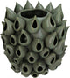 Hd collection vaas aardewerk groen 27,5x27,5x28cm