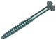 Mack 1017365 - tornillo para madera cabeza avellanada galvanizado 6 piezas 5,0 x 60 mm | 10 piezas