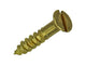 Mack 1019647 - tornillo para madera cabeza avellanada latón 14uds 3,0 x 16 mm | 10 piezas