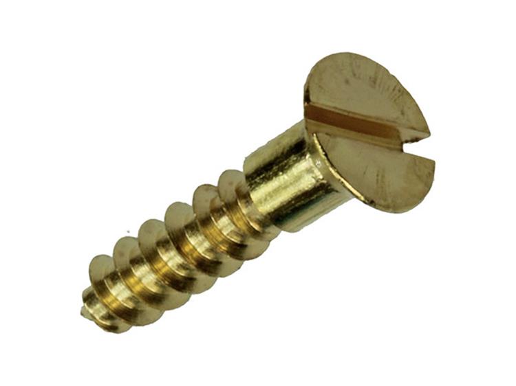 Mack 1019650 - tornillo para madera cabeza avellanada latón 12uds 3,5 x 16 mm | 10 piezas