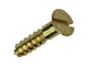 Mack 1019650 - tornillo para madera cabeza avellanada latón 12uds 3,5 x 16 mm | 10 piezas