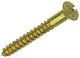Mack 1019652 - tornillo para madera cabeza avellanada latón 9 piezas 3,5 x 30 mm | 10 piezas
