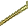 Mack 1019655 - tornillo para madera cabeza avellanada latón 6 piezas 4,5 x 40 mm | 10 piezas