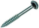 Mack 1017382 - tornillo para madera cabeza troncocónica acero galvanizado 4 piezas 6,0 x 60 mm | 10 piezas