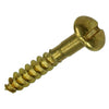 Mack 1019658 - tornillo para madera cabeza plana latón 10 piezas 2,5 x 16 mm | 10 piezas